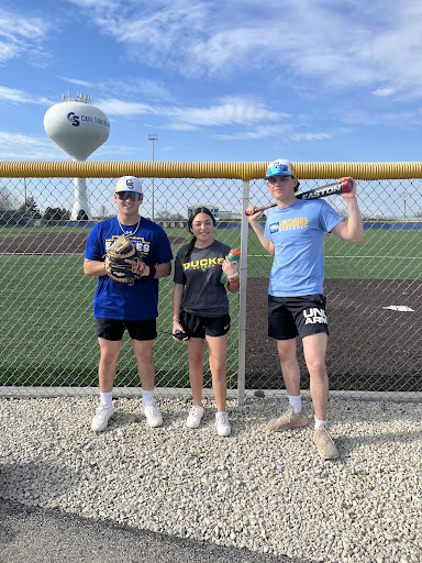 The CSHS baseball crew enjoys a day of practice - Courtesy of Alyssa Salgado